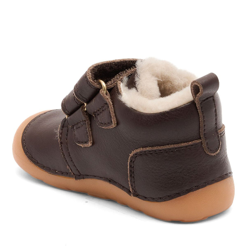 Bisgaard Kids Bisgaard Barefoot Carter Lamb Dark Brown