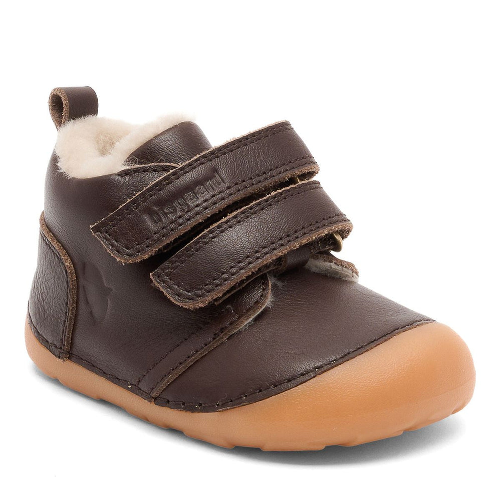 Bisgaard Kids Bisgaard Barefoot Carter Lamb Dark Brown