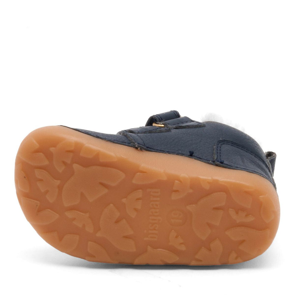 Bisgaard Niños Bisgaard Barefoot Carter Borreguito Azul Marino