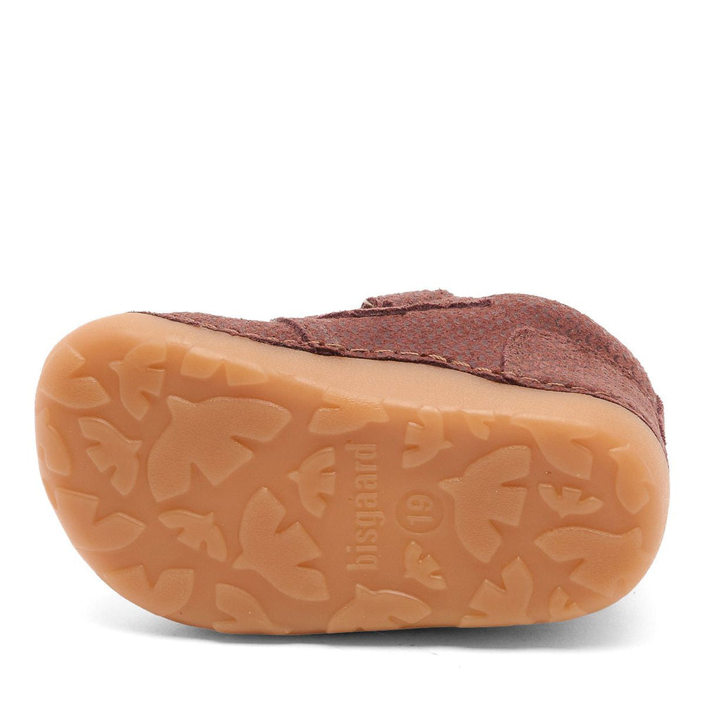 Bisgaard Kids Bisgaard Barefoot Carter piel de cordero color ciruela