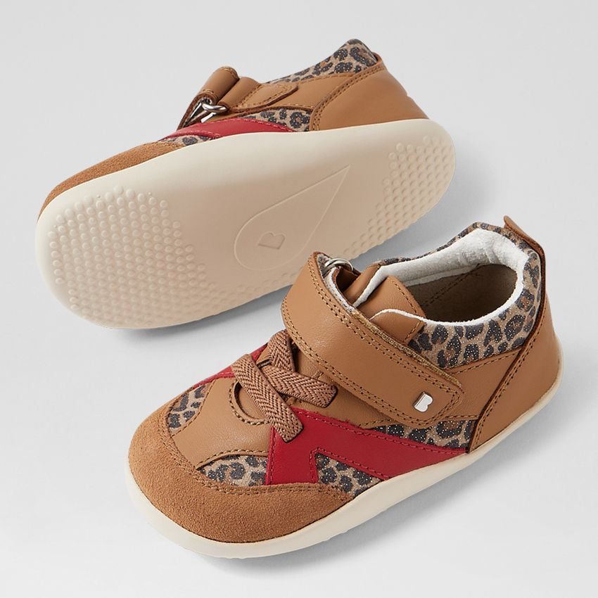 Bobux Xplorer Chase Caramel Leopard