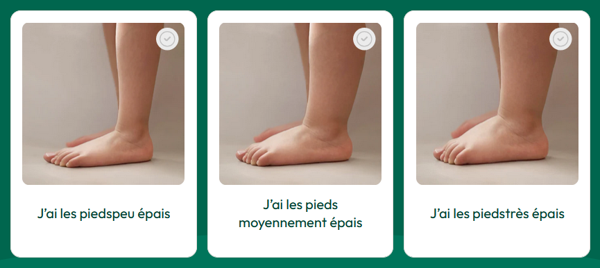 La morphologie du pied de l'enfant et son évolution