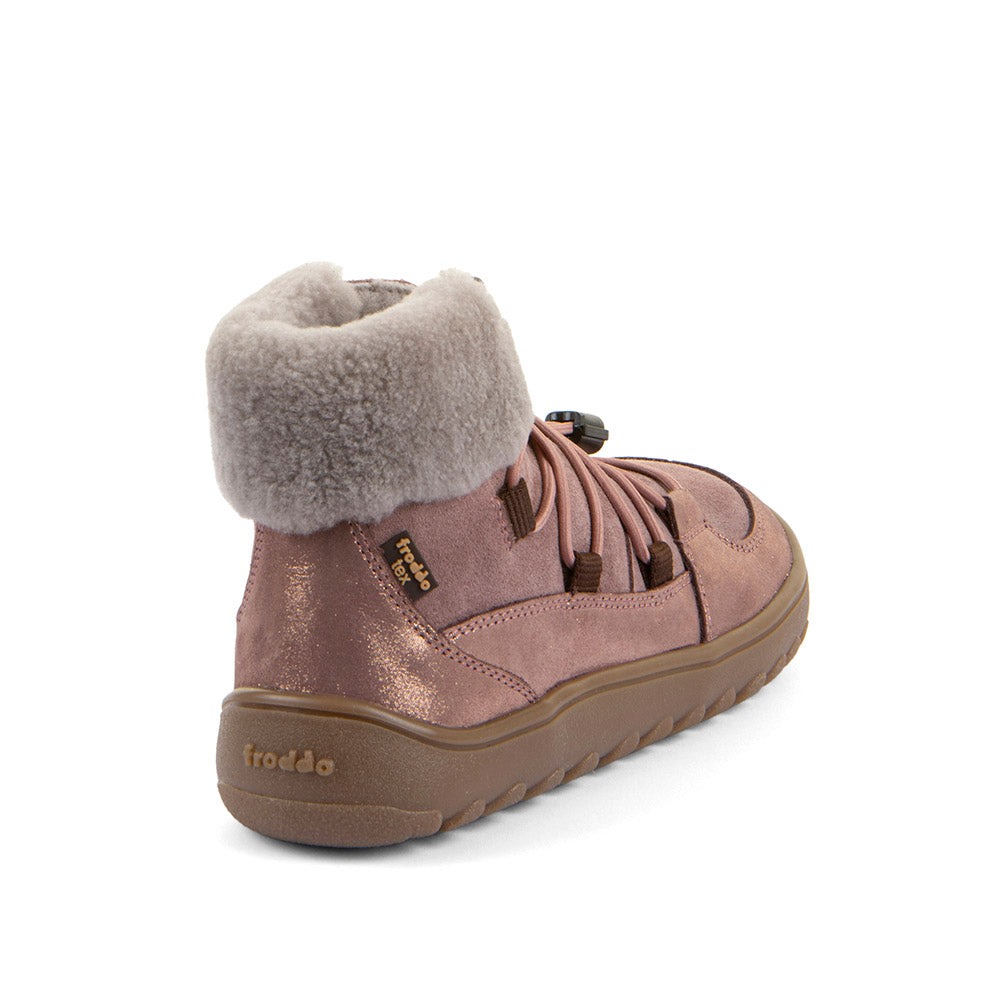 Froddo Barefoot Up Furry Tex Pink Gold