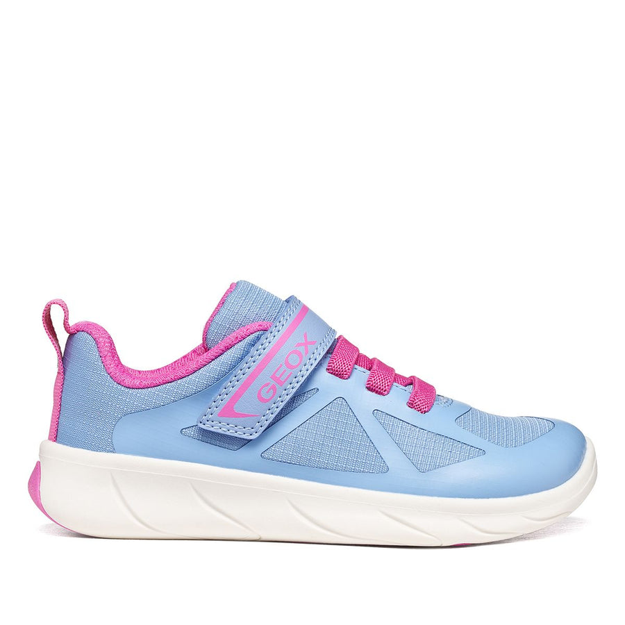 Geox Barefoot Foot Run Lt Blue Fuchsia