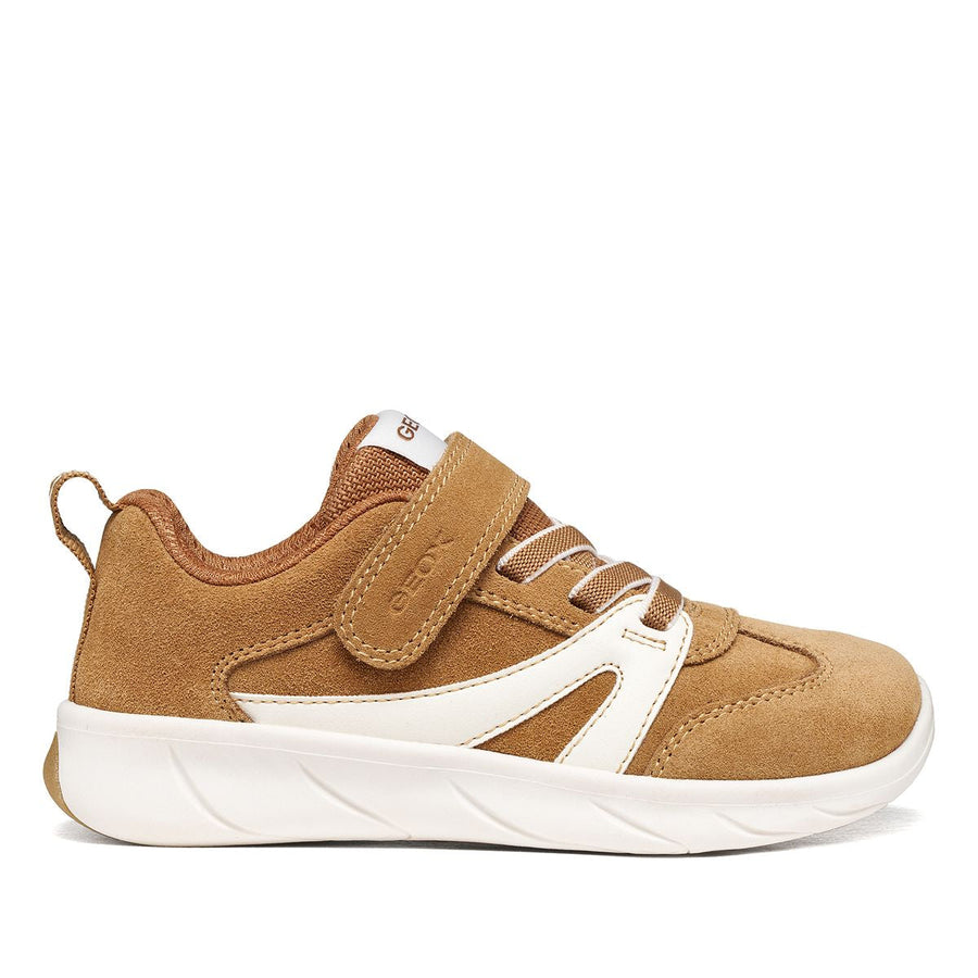 Geox Barefoot Sport Run Caramel White