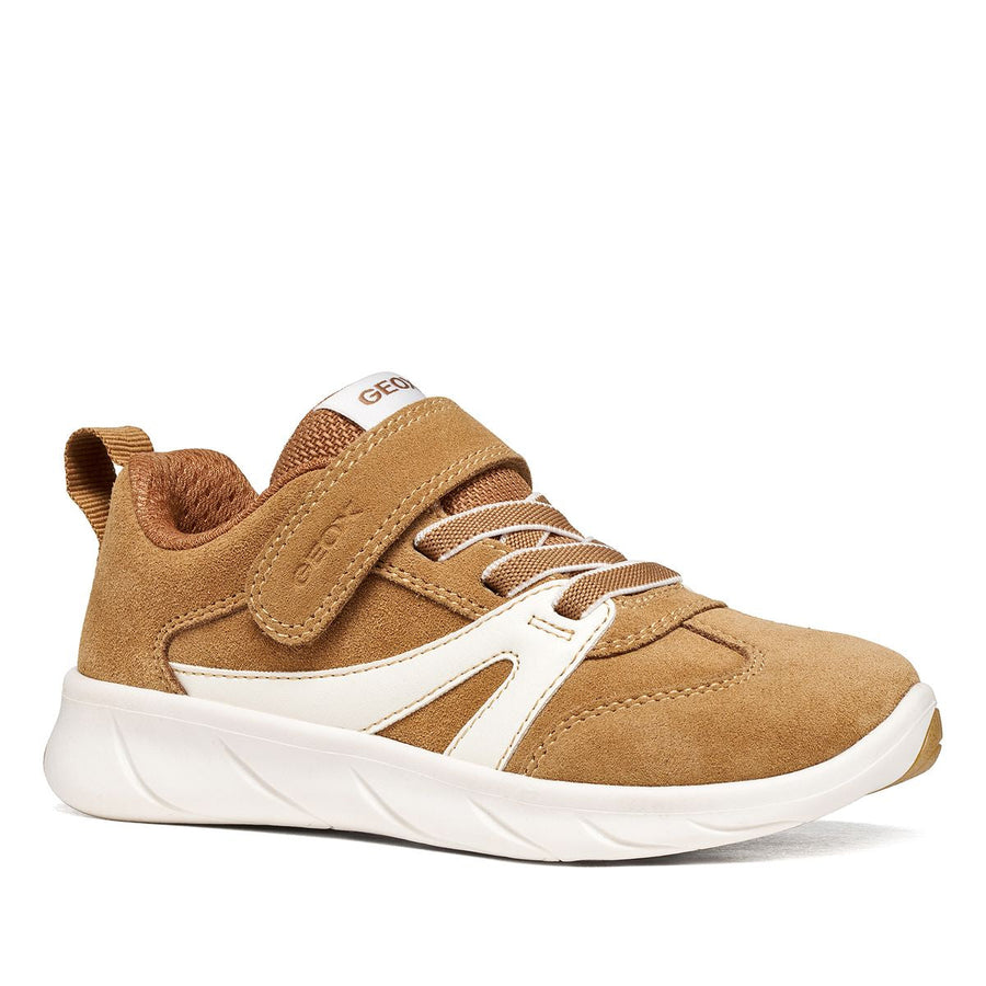 Geox Barefoot Sport Run Caramel White