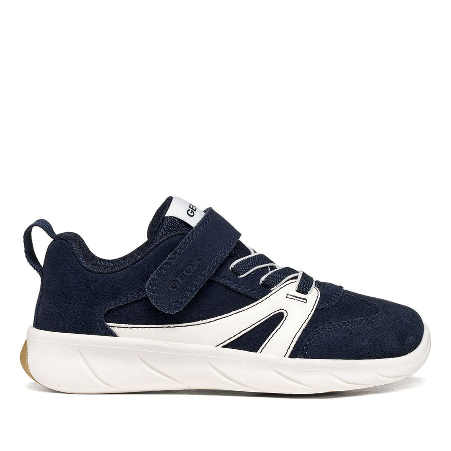 Geox Barefoot Sport Run Dk Navy White
