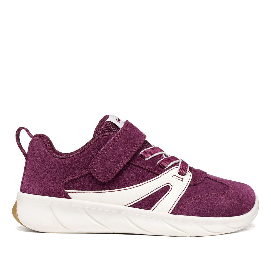 Geox Barefoot Sport Run Dk Purple White