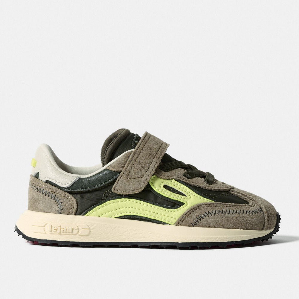 Lejan Melrose Kids Dark Olive Lime