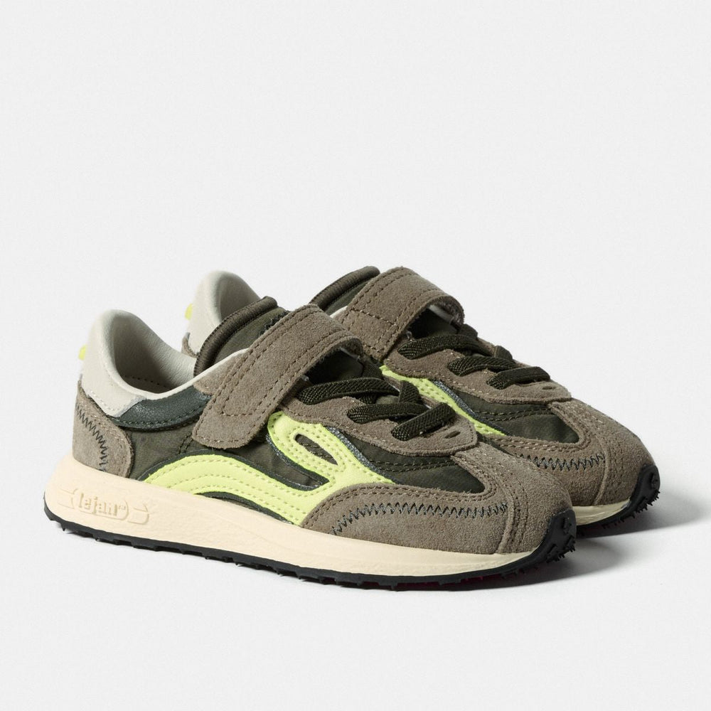 Lejan Melrose Kids Dark Olive Lime