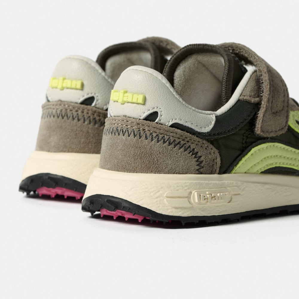 Lejan Melrose Kids Dark Olive Lime