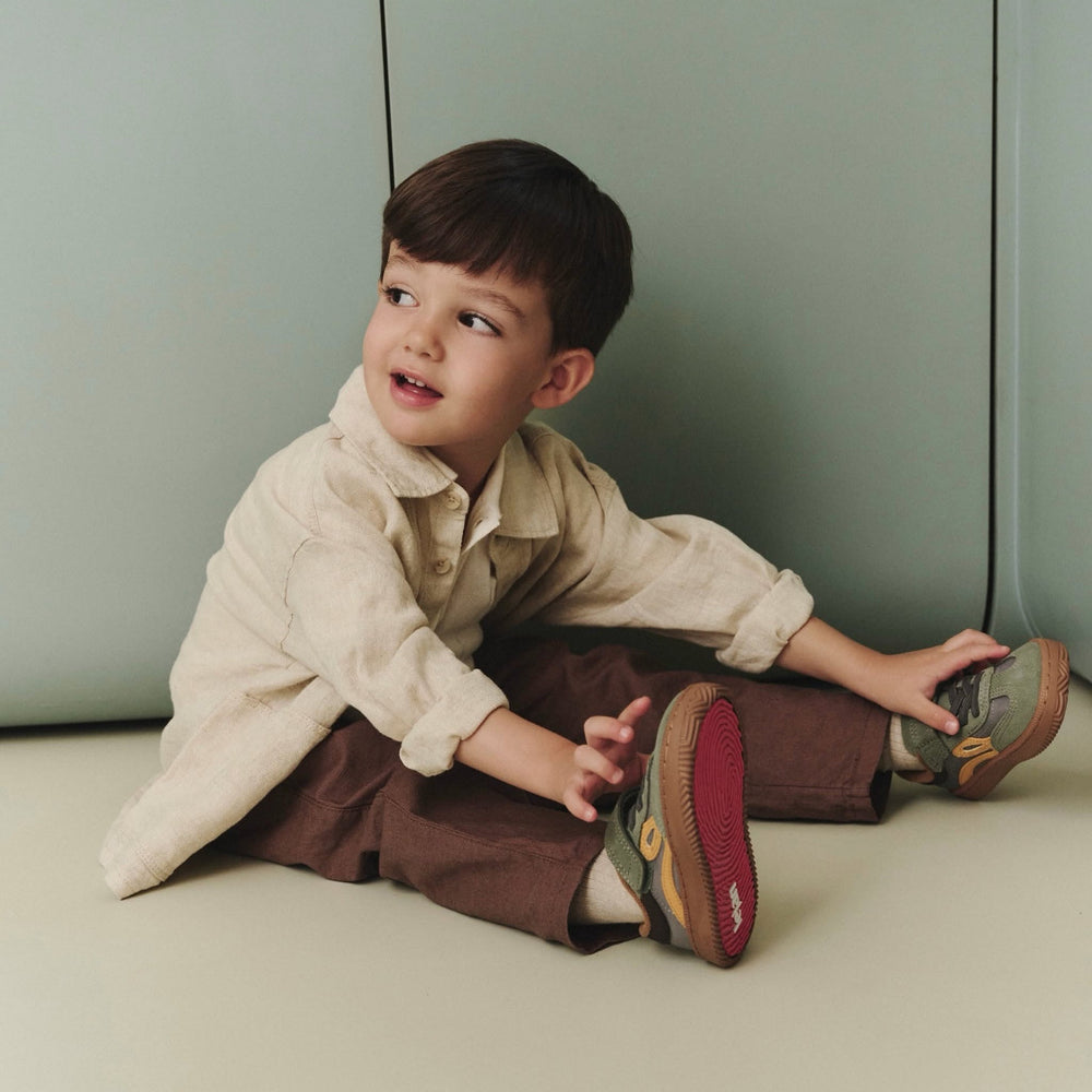 Lejan One Mineral Gray Mustard