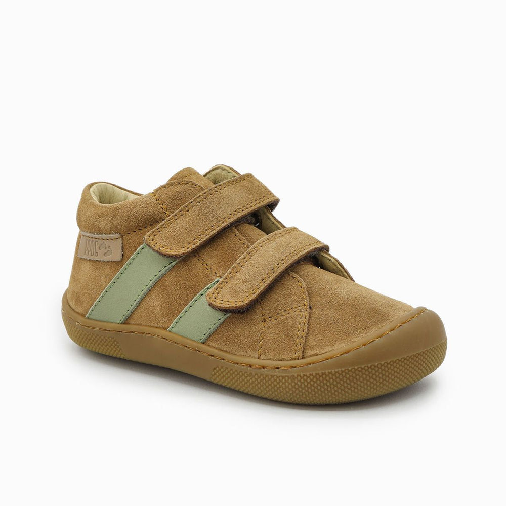 Naturino Barefoot Grimby Velcros Suede Brown Olive