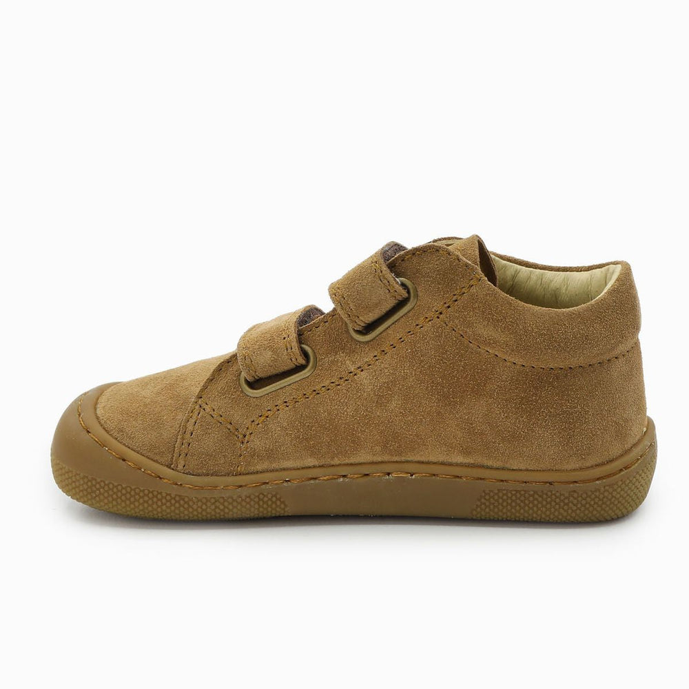 Naturino Barefoot Grimby Velcros Suede Brown Olive