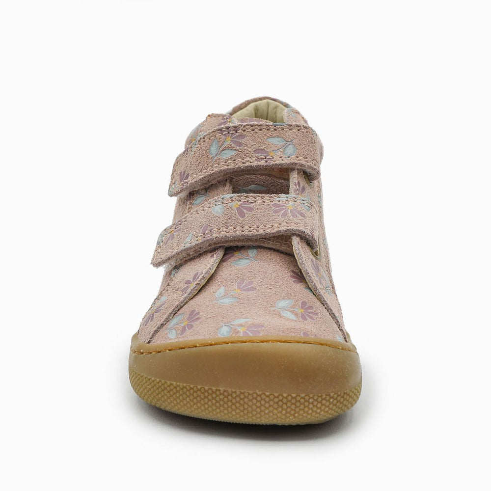 Naturino Barefoot Kommy Velcros Suede Cyclamens Rose