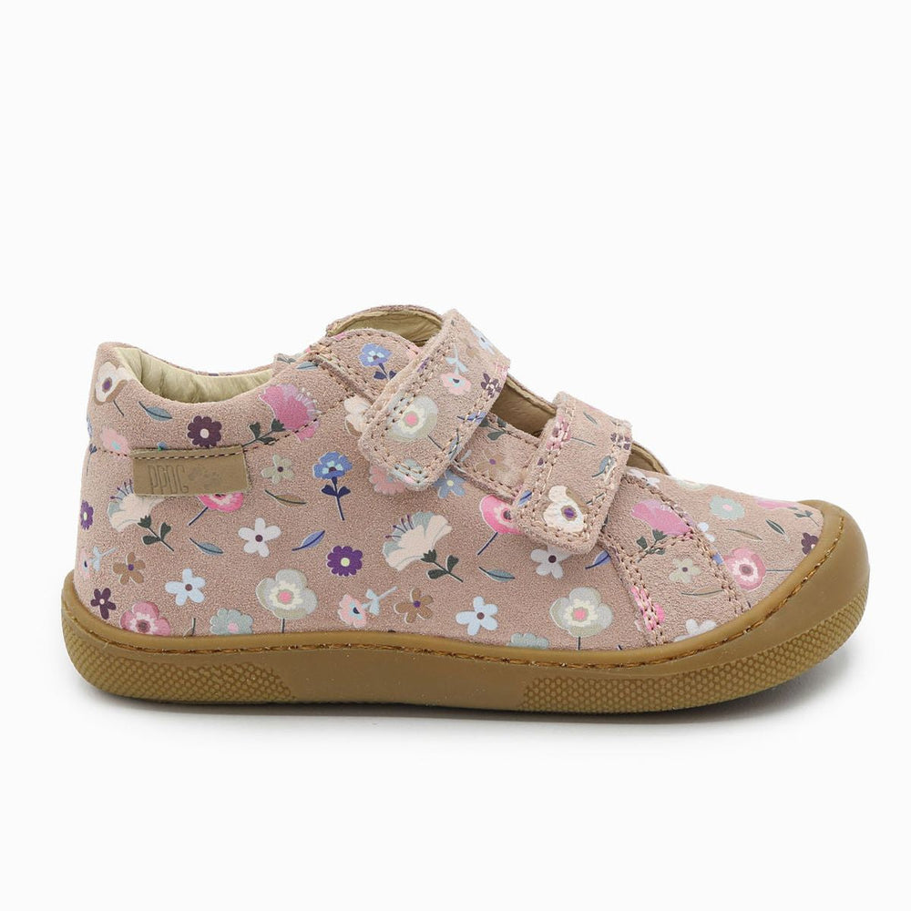 Naturino Barefoot Kommy Velcros Suede Flowering Rose
