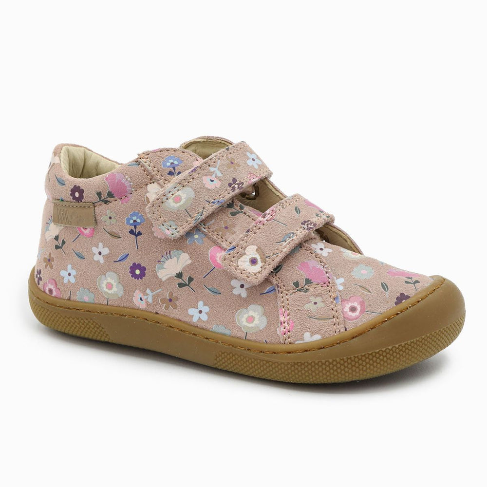 Naturino Barefoot Kommy Velcros Suede Flowering Rose