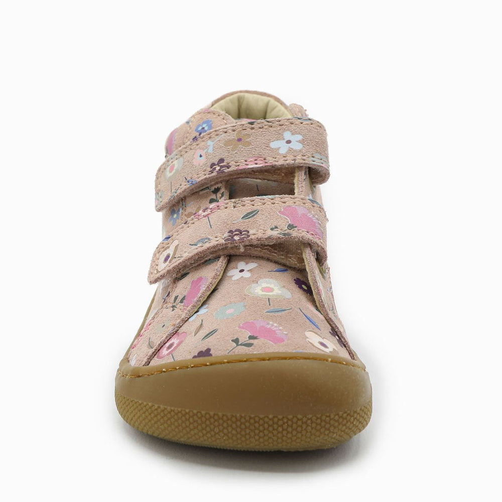 Naturino Barefoot Kommy Velcros Suede Flowering Rose