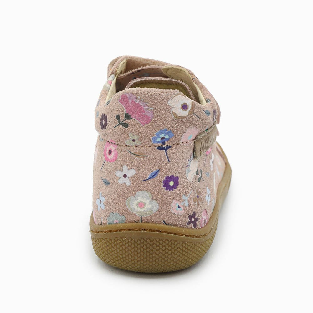 Naturino Barefoot Kommy Velcros Suede Flowering Rose