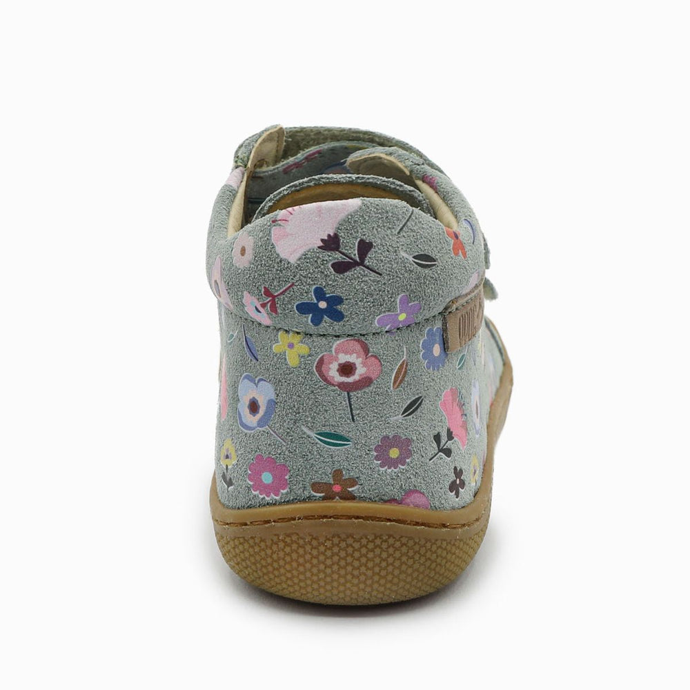 Naturino Barefoot Kommy Velcros Suede Flowering Sage