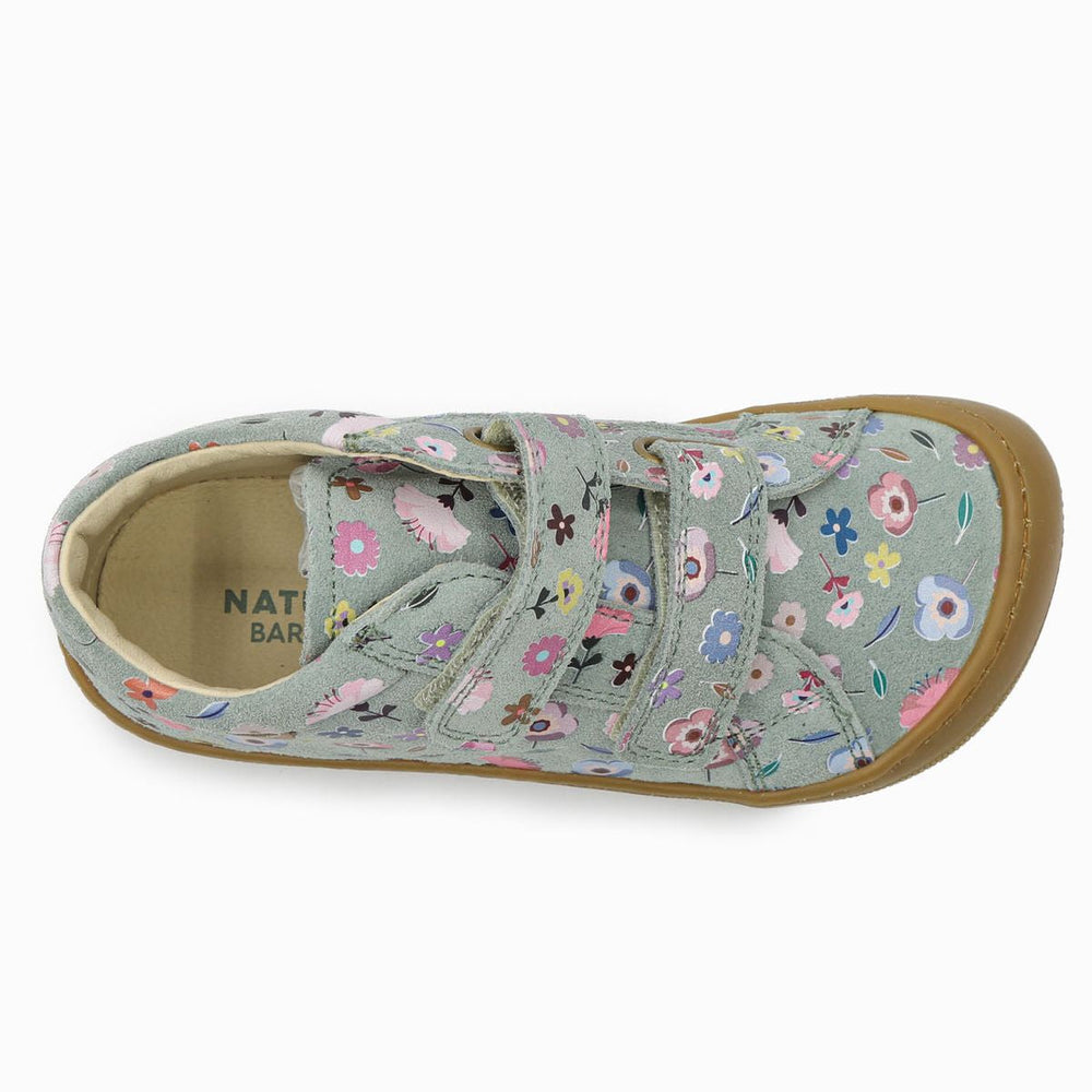Naturino Barefoot Kommy Velcros Suede Flowering Sage