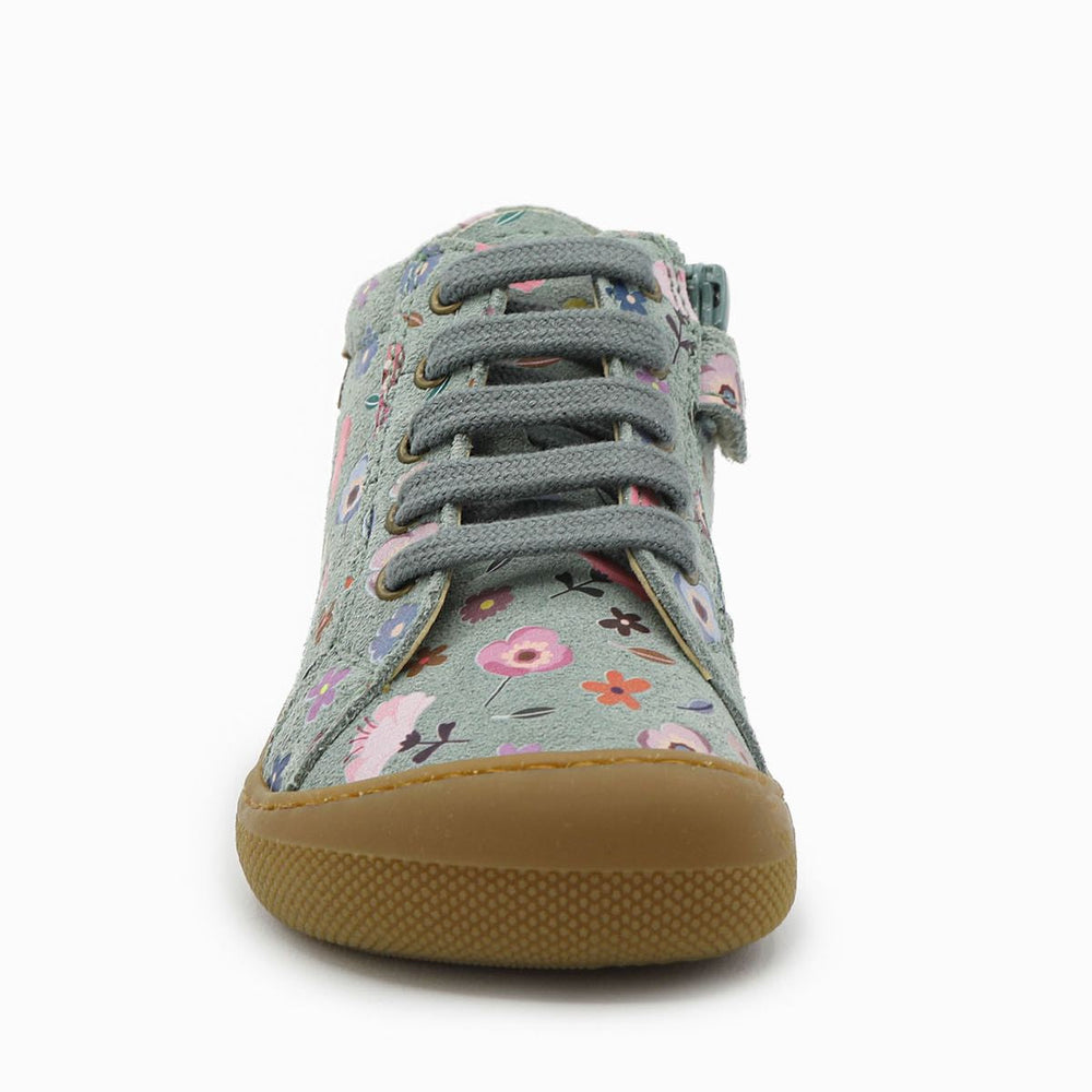 Naturino Barefoot Kommy Zip Suede Flowering Sage