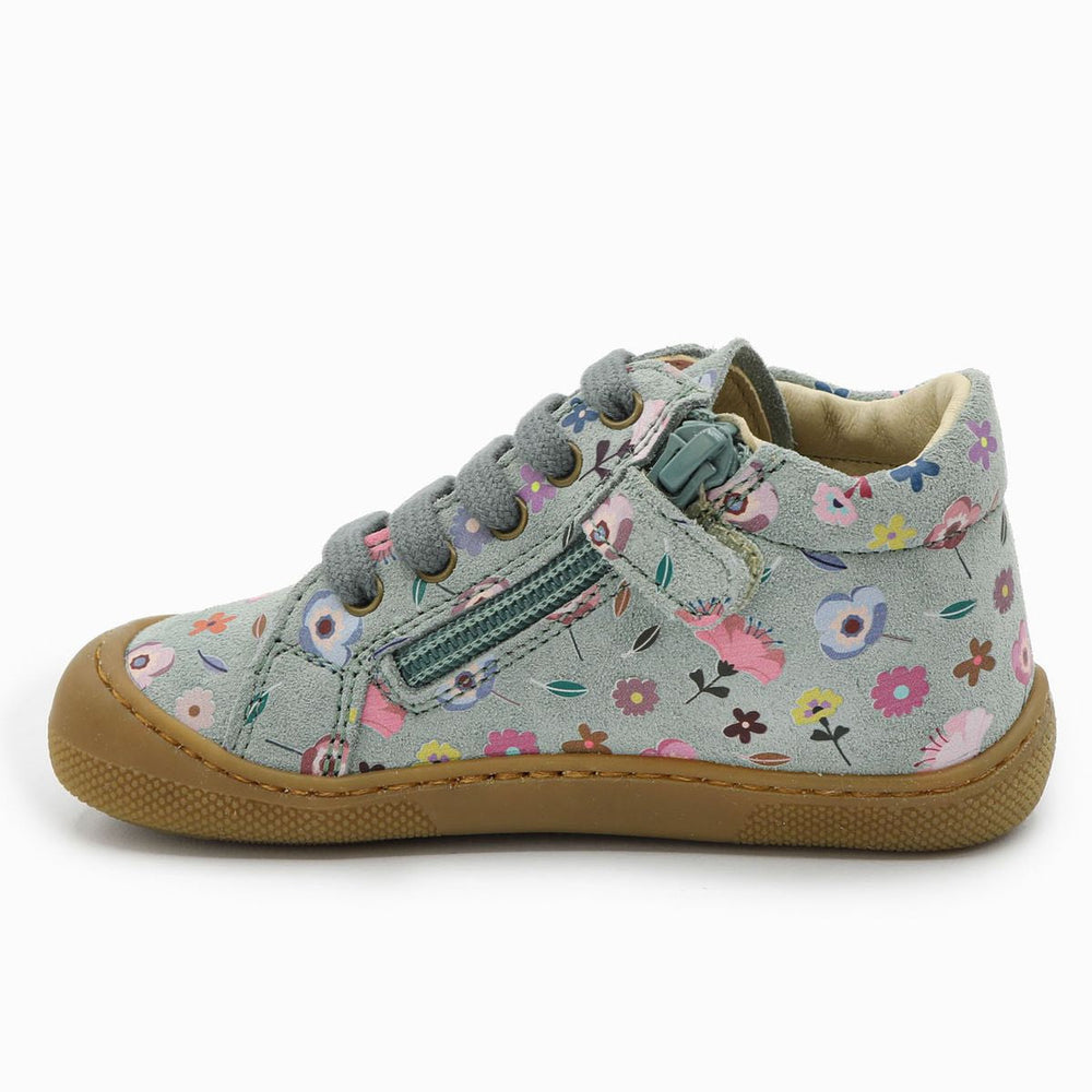 Naturino Barefoot Kommy Zip Suede Flowering Sage