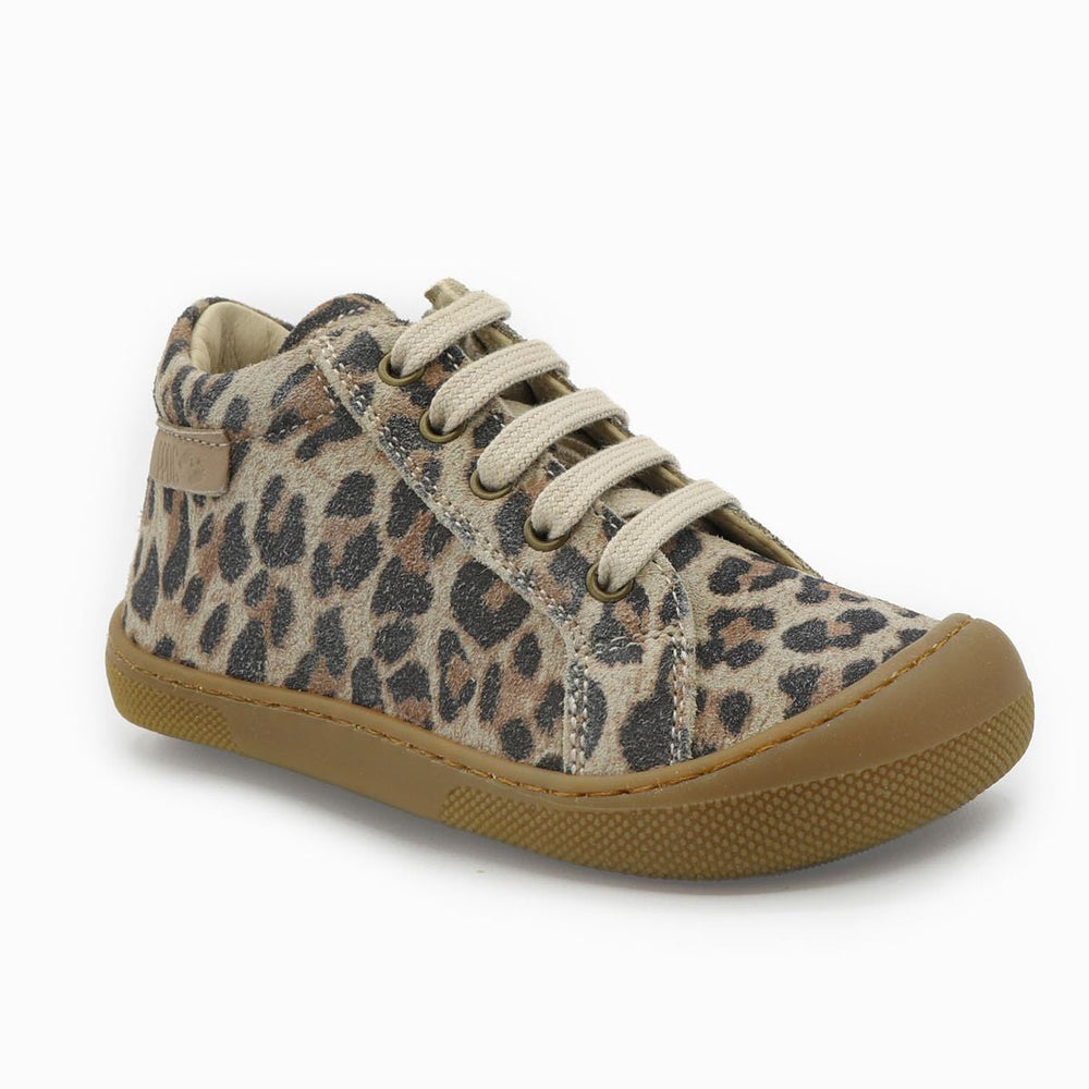 Naturino Barefoot Kommy Zip Suede Jaguar Taupe