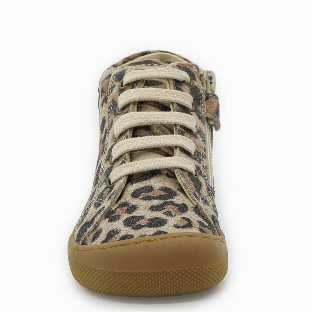 Naturino Barefoot Kommy Zip Suede Jaguar Taupe