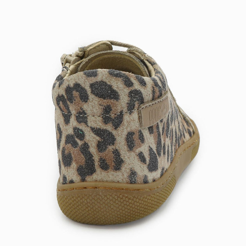 Naturino Barefoot Kommy Zip Suede Jaguar Taupe