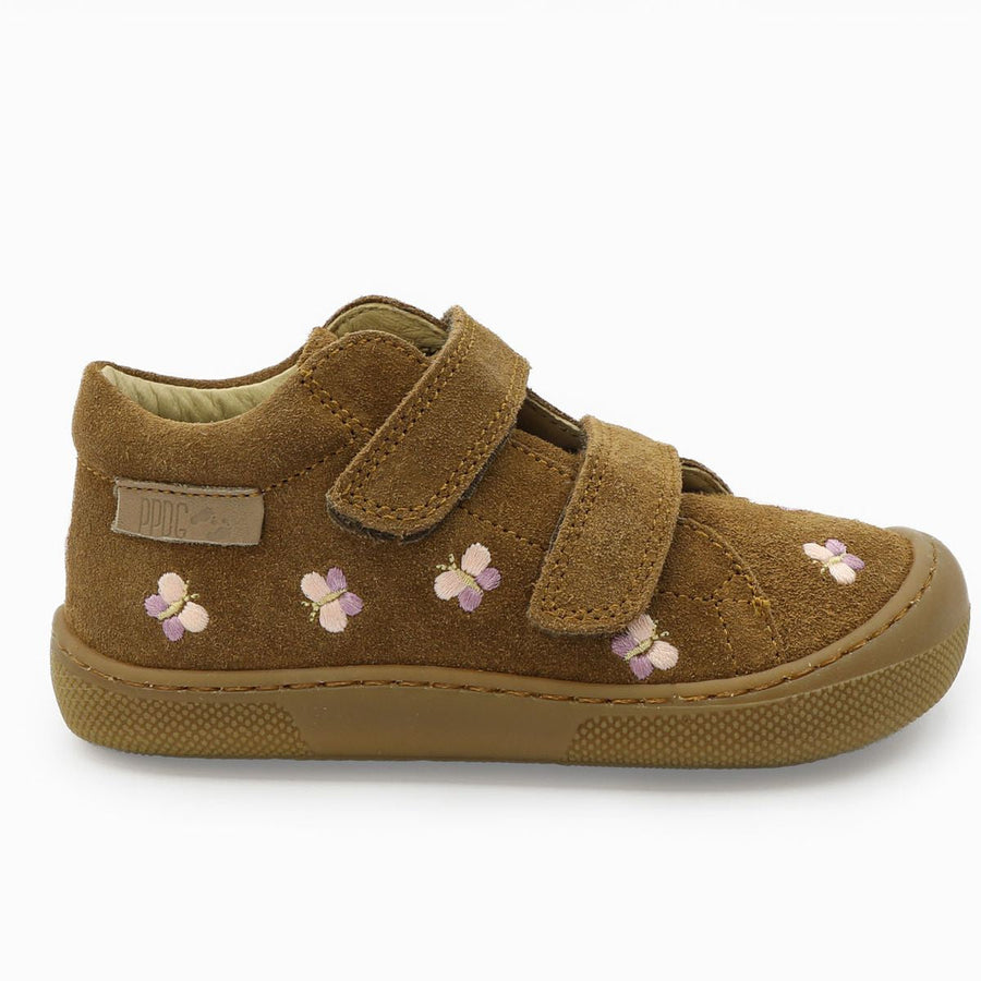Naturino Barefoot Orec Velcros Butterfly Suede Brown