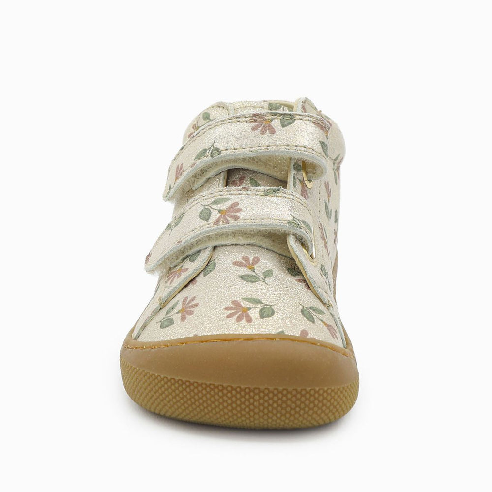 Naturino Barefoot Orec Velcros Monet Cyclamens Platinum Rose