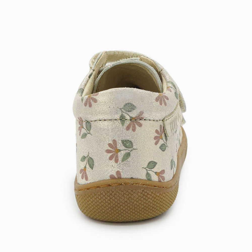 Naturino Barefoot Orec Velcros Monet Cyclamens Platinum Rose