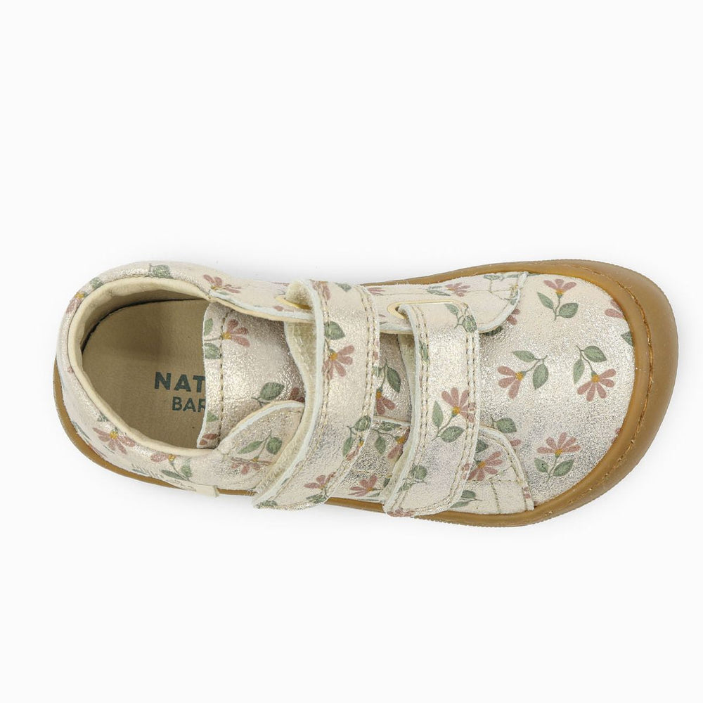 Naturino Barefoot Orec Velcros Monet Cyclamens Platinum Rose