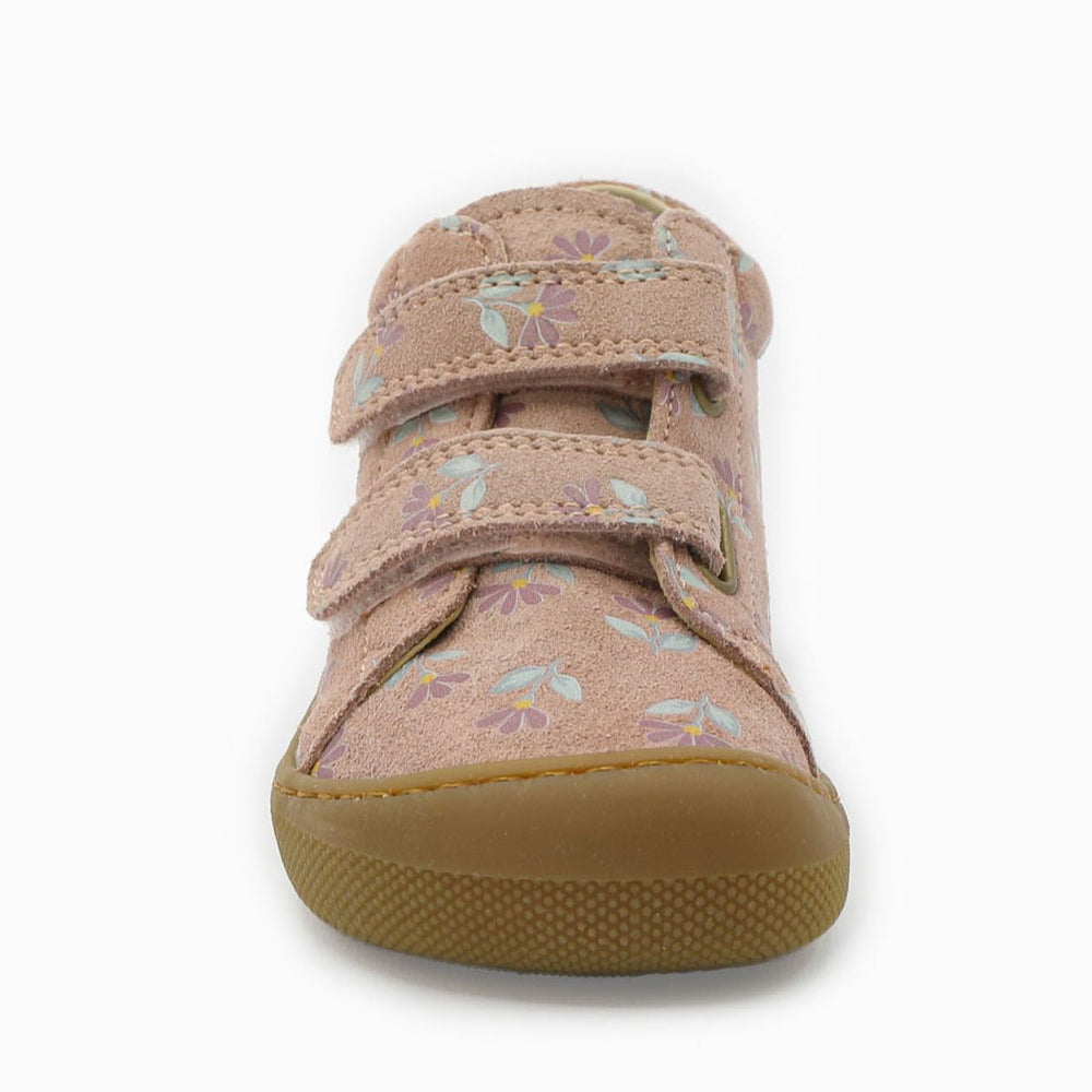 Naturino Barefoot Orec Velcros Suede Cyclamens Rose