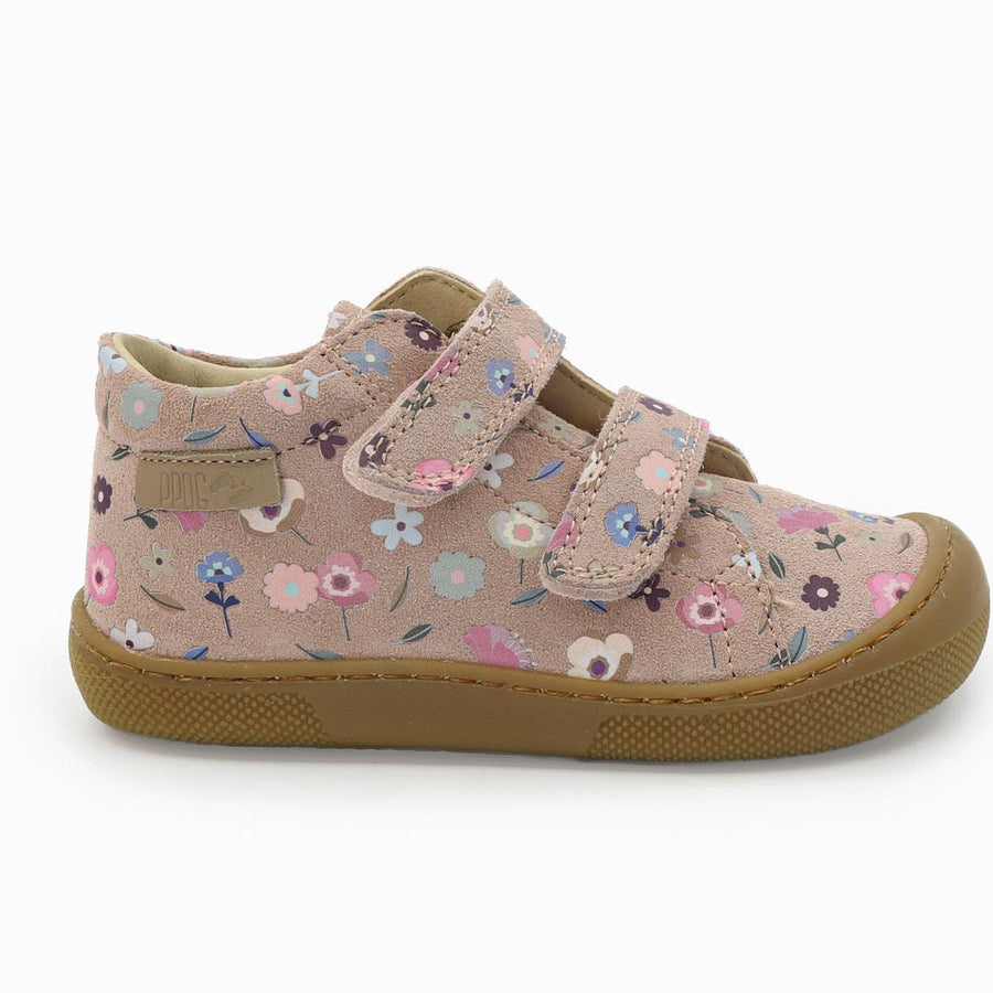 Naturino Barefoot Orec Velcros Suede Flowering Rose