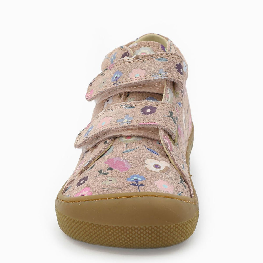 Naturino Barefoot Orec Velcros Suede Flowering Rose