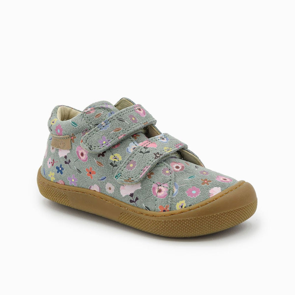 Naturino Barefoot Orec Velcros Suede Flowering Sage