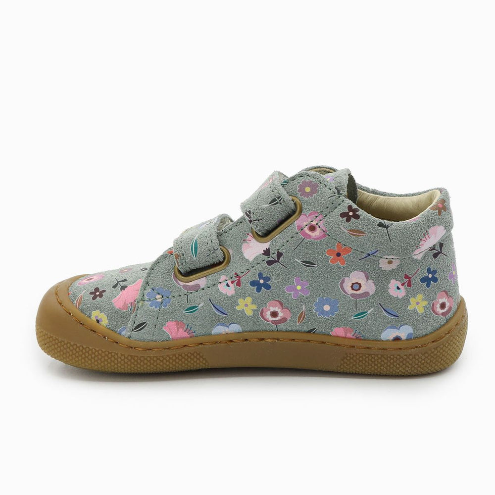 Naturino Barefoot Orec Velcros Suede Flowering Sage