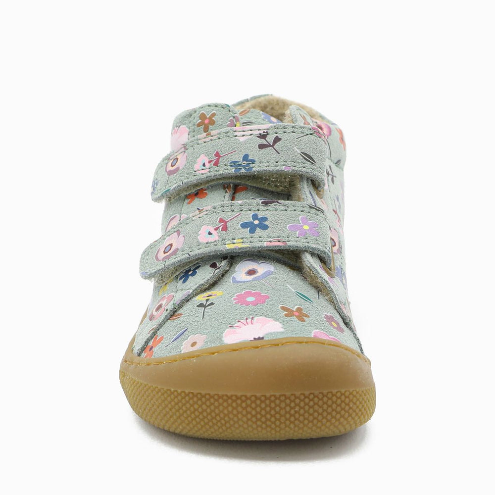 Naturino Barefoot Orec Velcros Suede Flowering Wool Sage