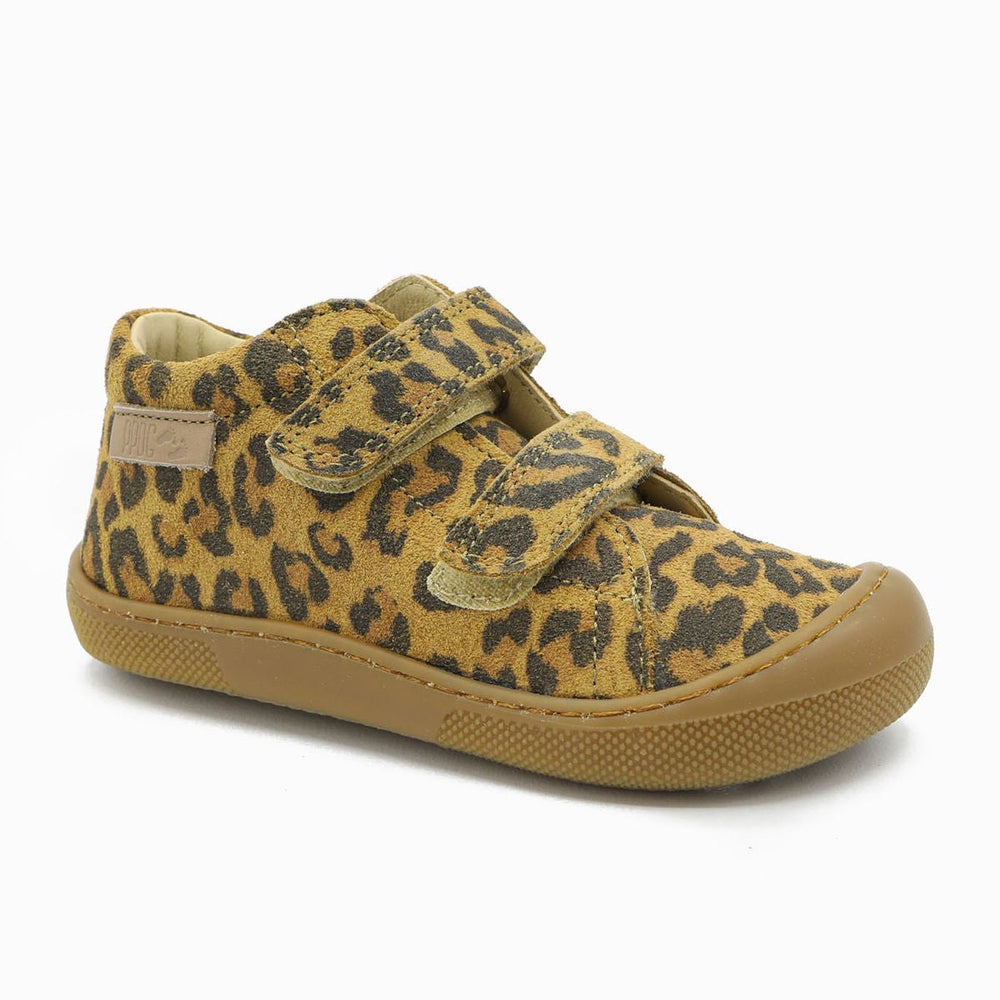 Naturino Barefoot Orec Velcros Suede Jaguar Brown