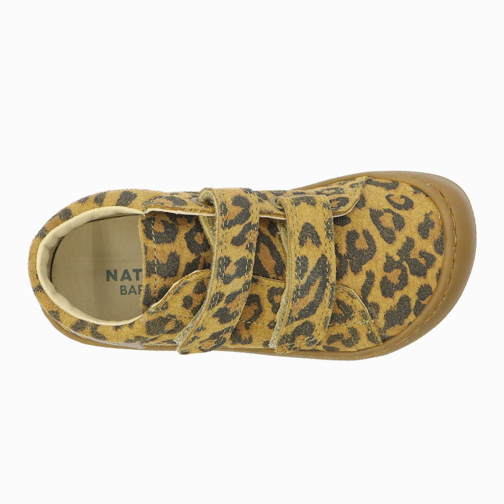 Naturino Barefoot Orec Velcros Suede Jaguar Brown