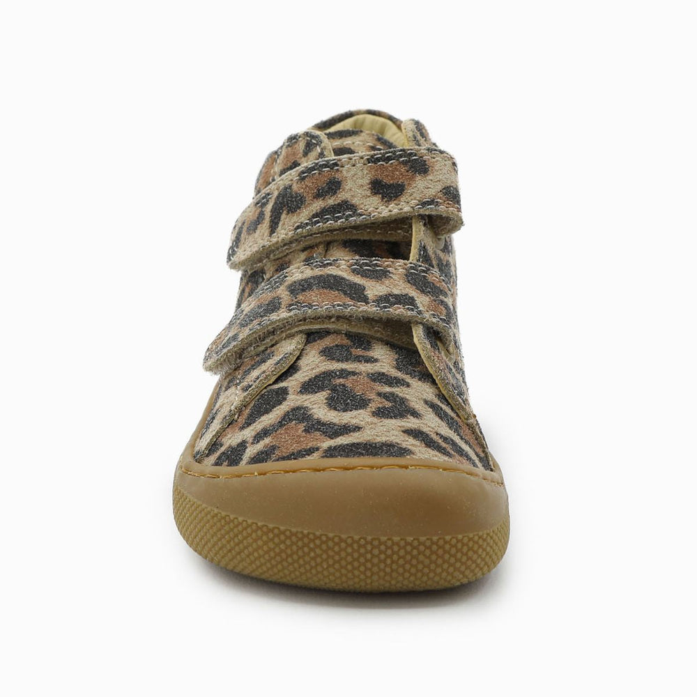 Naturino Barefoot Orec Velcros Suede Jaguar Taupe