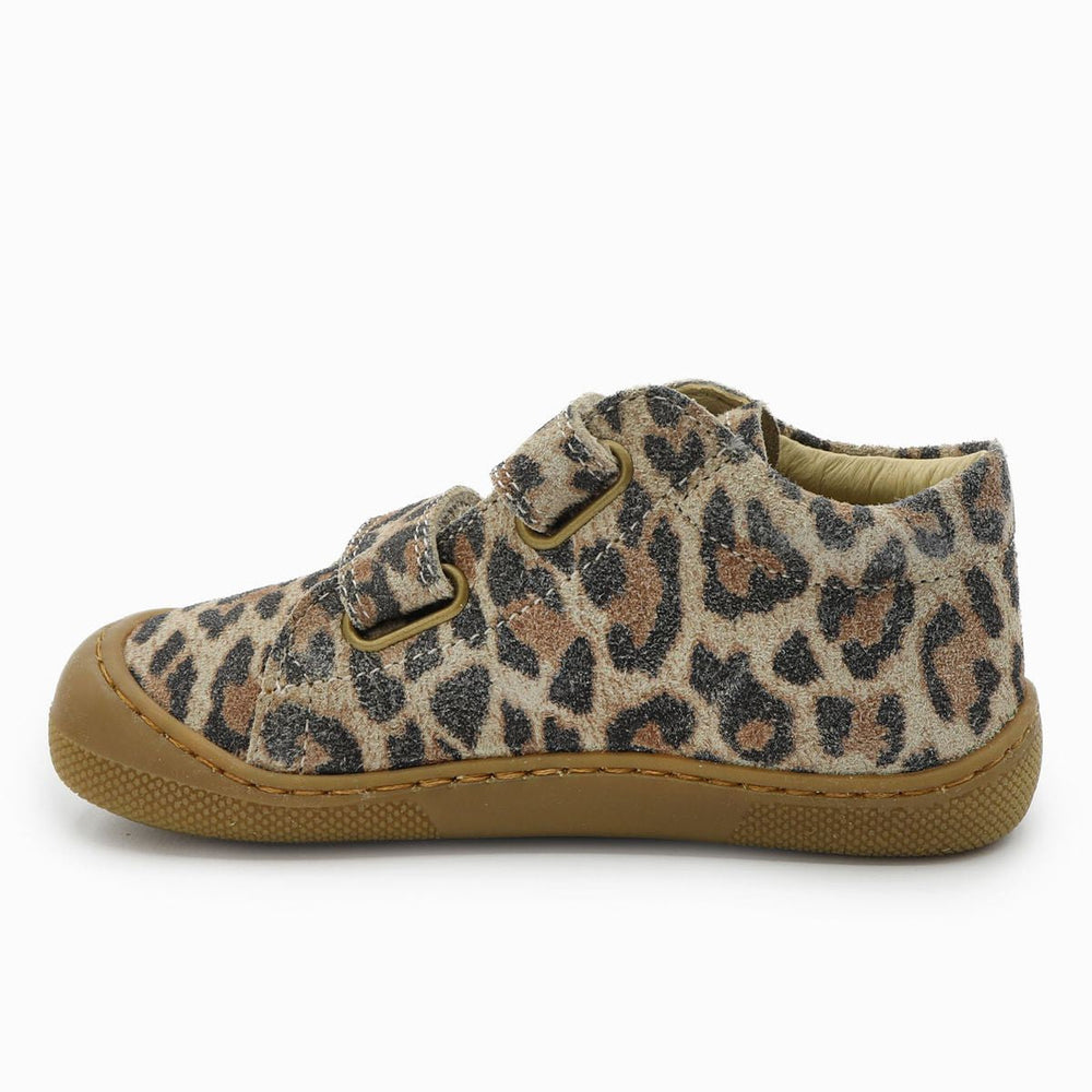 Naturino Barefoot Orec Velcros Suede Jaguar Taupe