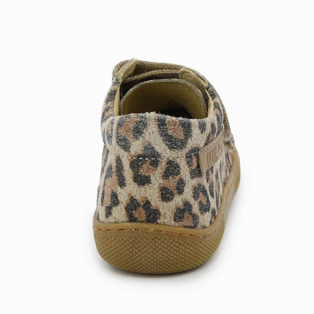 Naturino Barefoot Orec Velcros Suede Jaguar Taupe