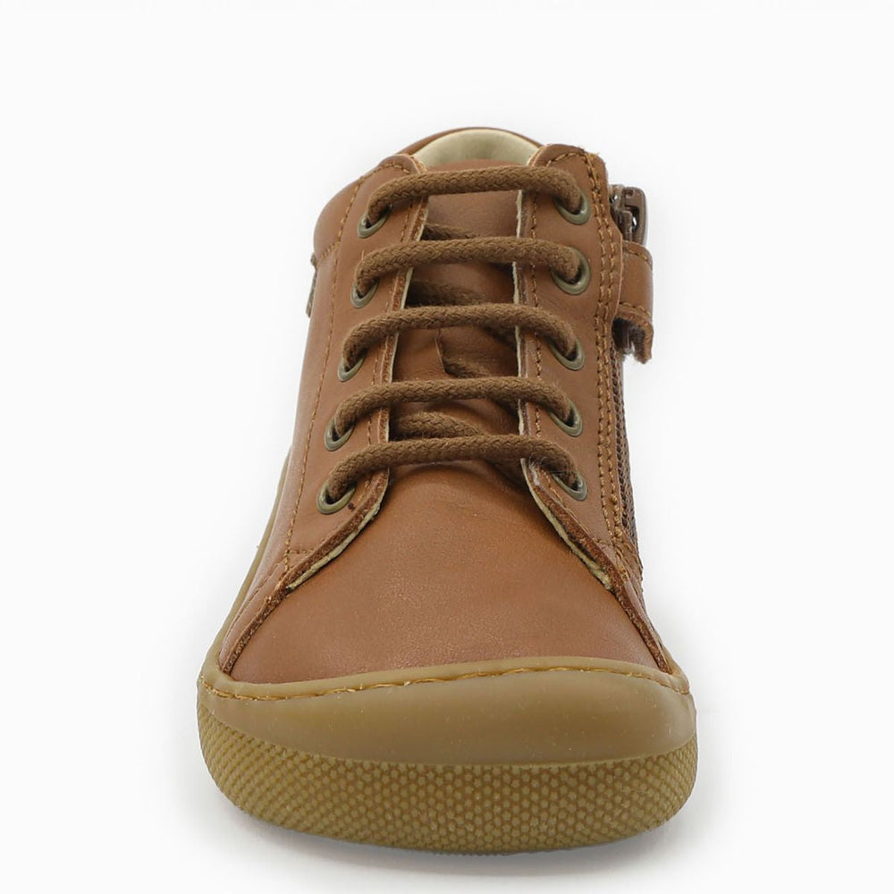 Naturino Barefoot Orec Zip Honey Cuoio