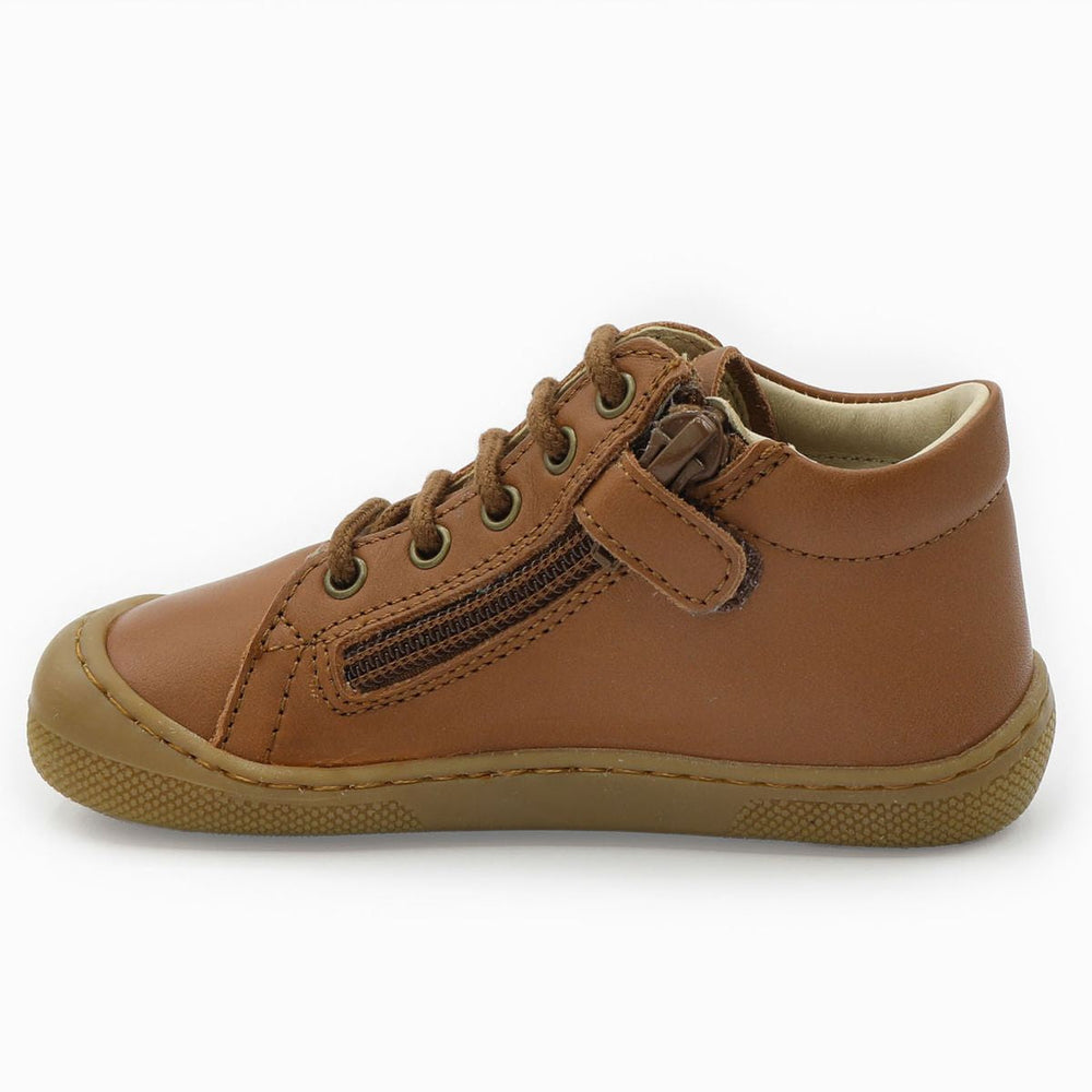 Naturino Barefoot Orec Zip Honey Cuoio