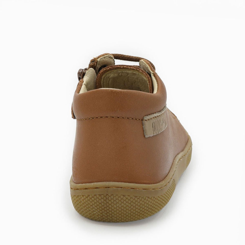 Naturino Barefoot Orec Zip Honey Cuoio