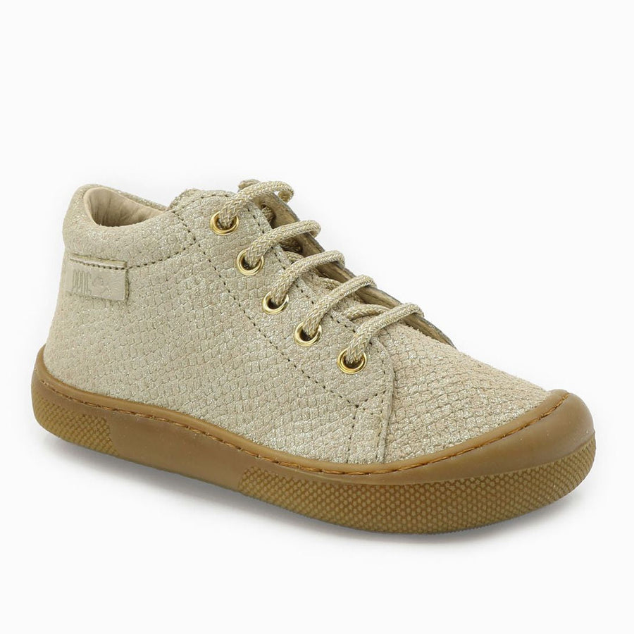 Naturino Barefoot Orec Zip Lizard Met Platinum