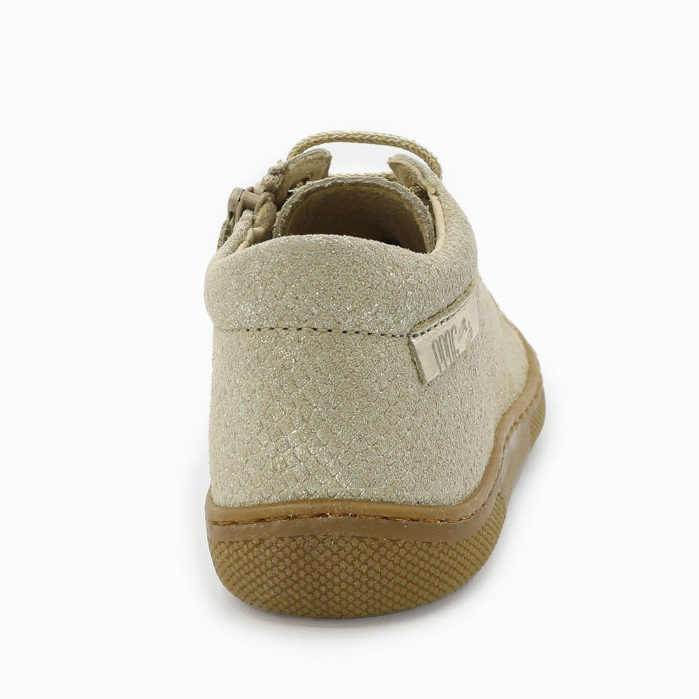 Naturino Barefoot Orec Zip Lizard Met Platinum